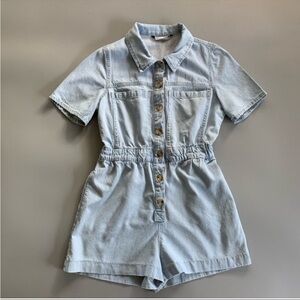 Zara denim romper